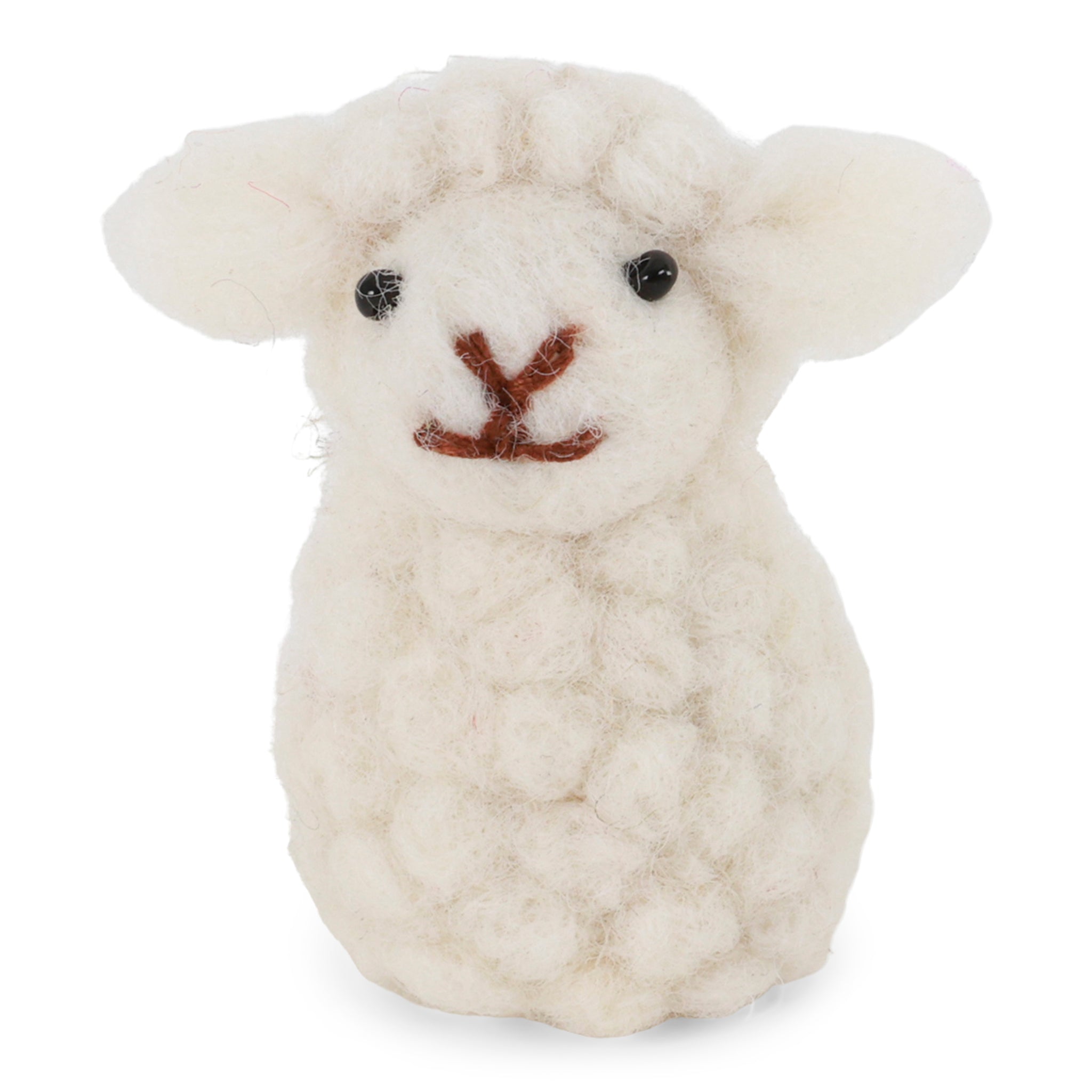 Sitting Sheep - White - Gry & Sif - H:5 Ø: 3,5 cm