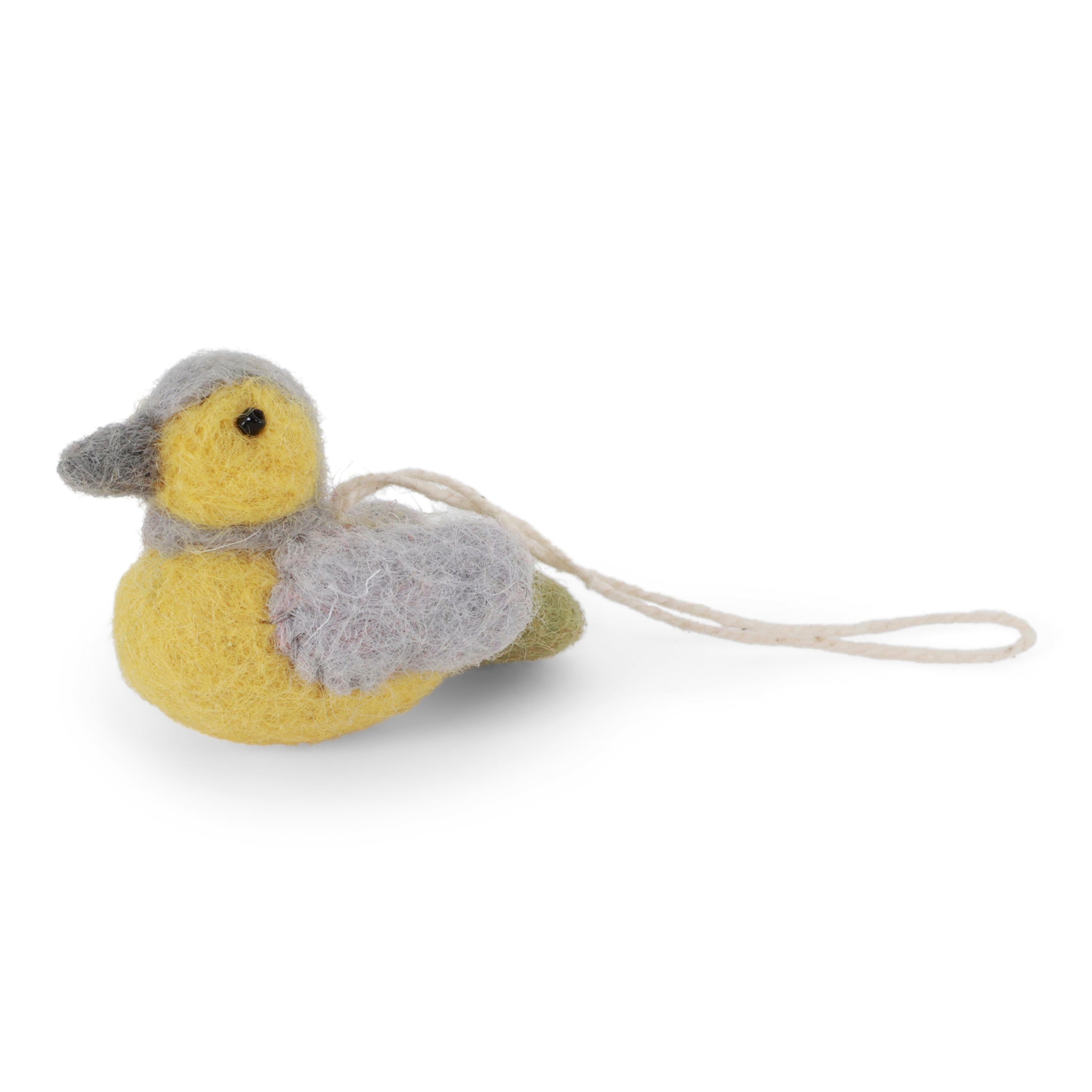 Mini Sparrow - Light Blue/Yellow - Gry & Sif - H:3 L:5,5 cm