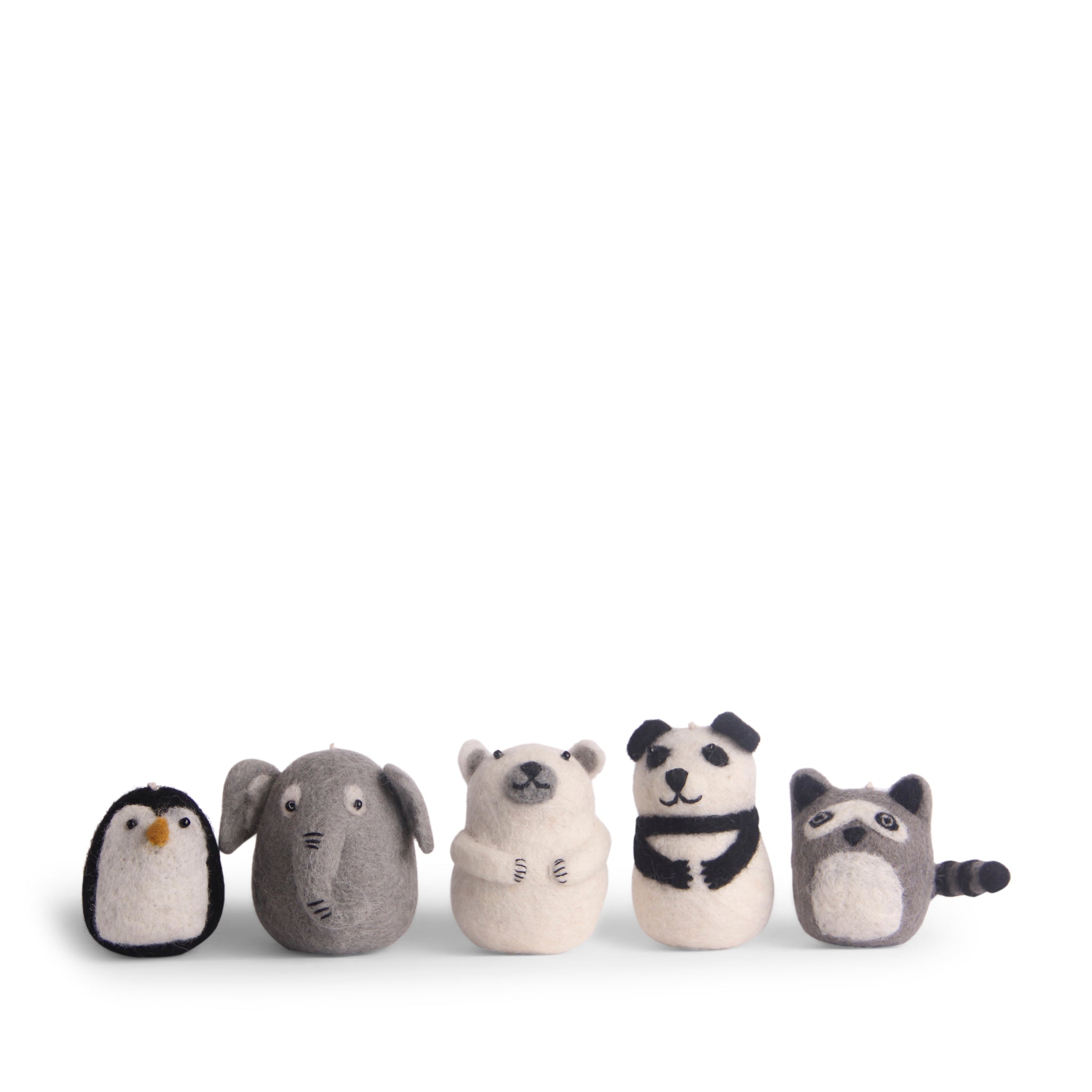 Zoo Animals - Sæt m. 5 - Gry & Sif - 8 cm