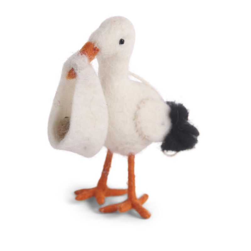 Stork - Small - Gry & Sif - H:10 L:9 cm