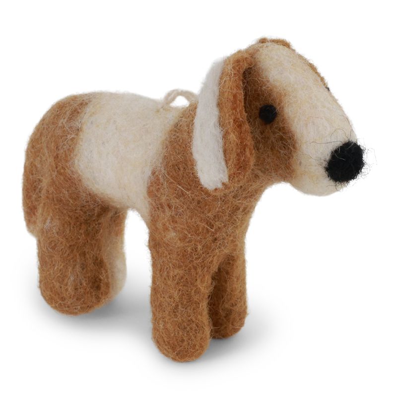 Dog - Spaniel - Gry & Sif - H:7 L: 9 W: 3 cm
