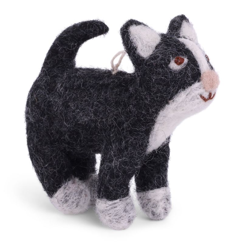 Cat - Dark Grey - Gry & Sif - H:6 L:7 W:3 cm