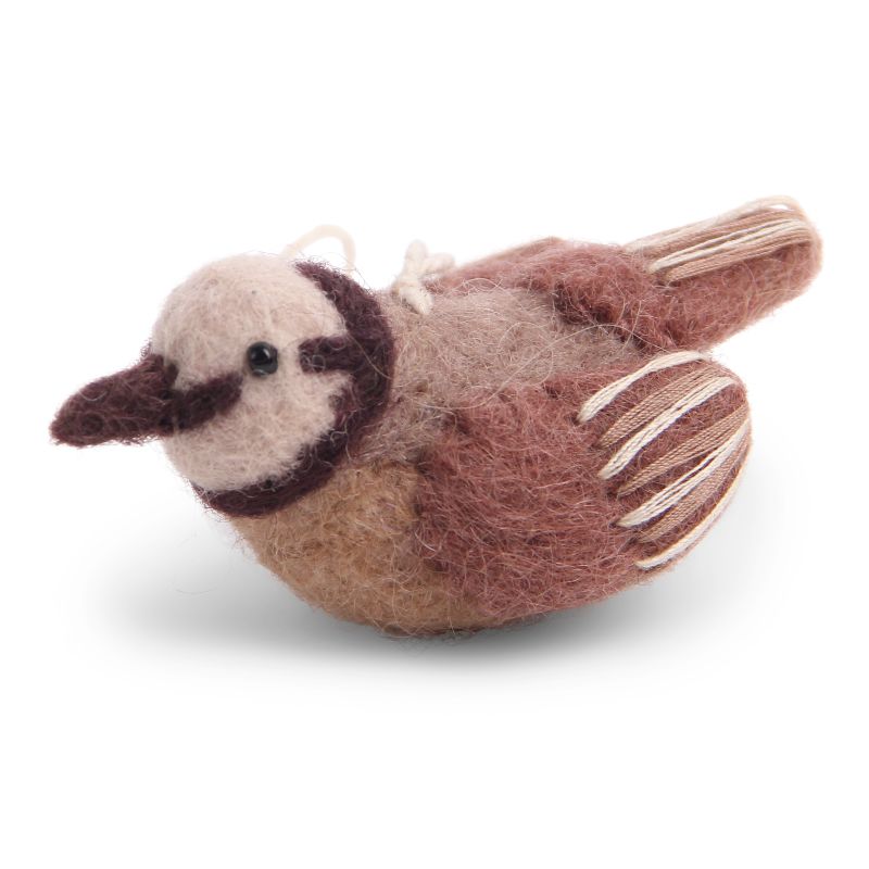 Bird - Purple/Lavender - Gry & Sif - H:4 L: 7 cm