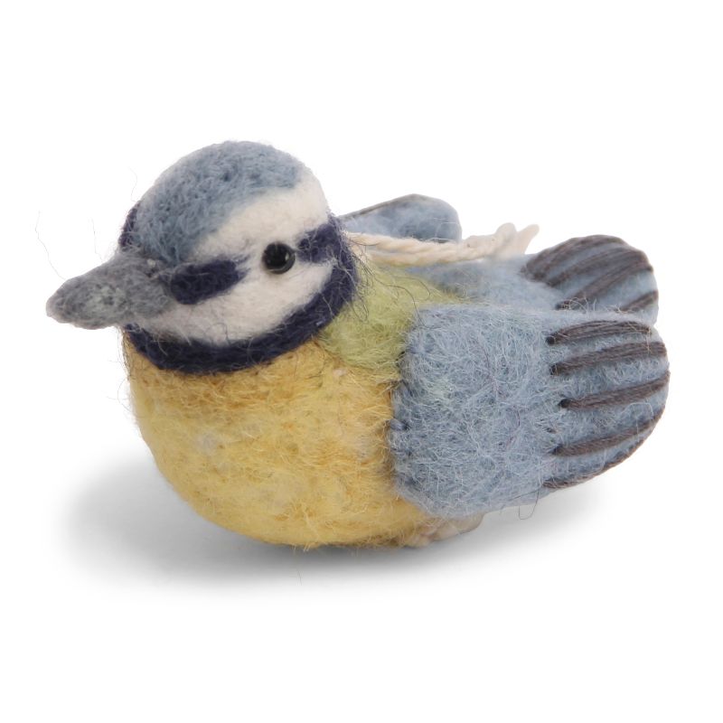Bird - Yellow/Blue - Gry & Sif - H:4 L:7 cm