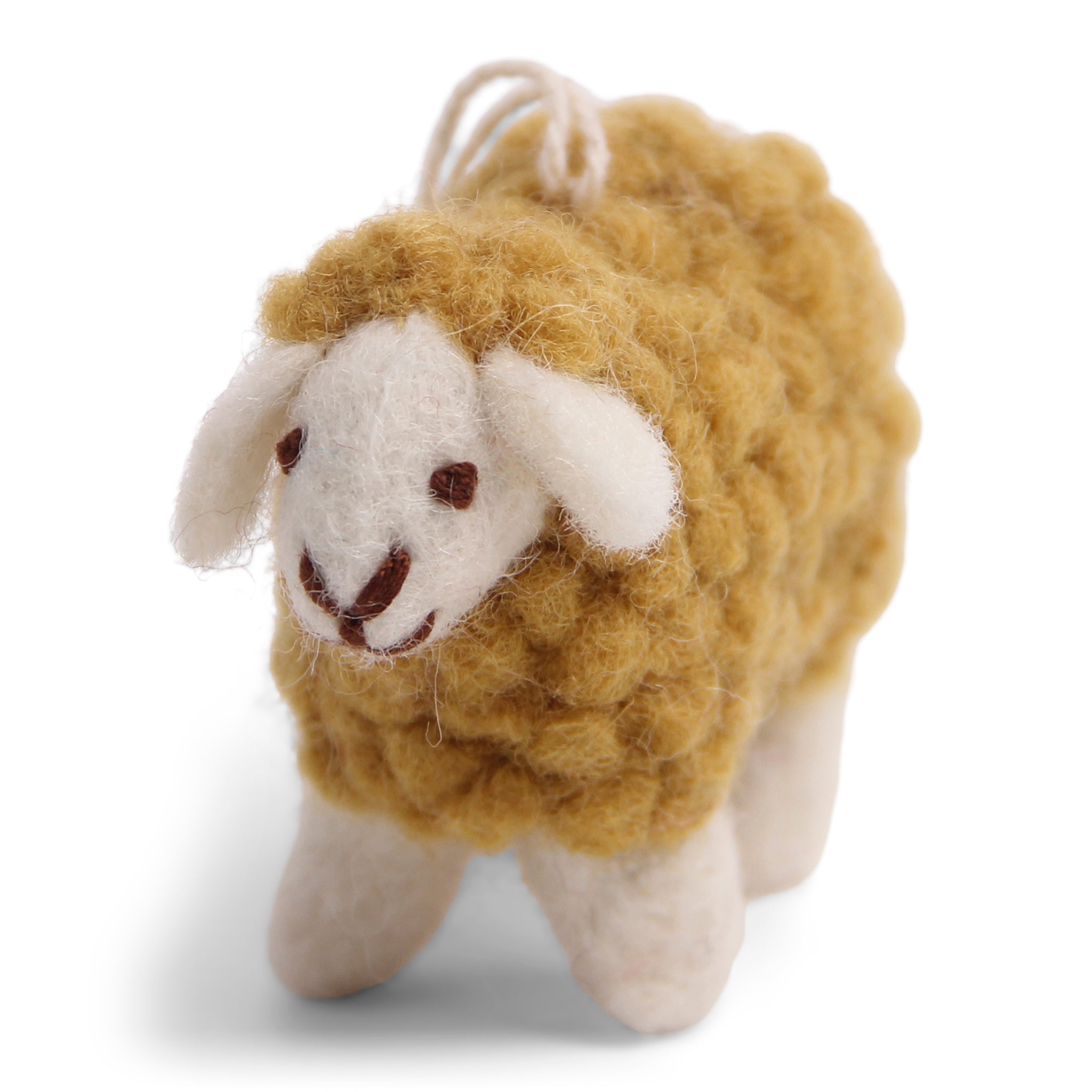 Mini Sheep - Ochre - Gry & Sif - H:5 L:7 cm