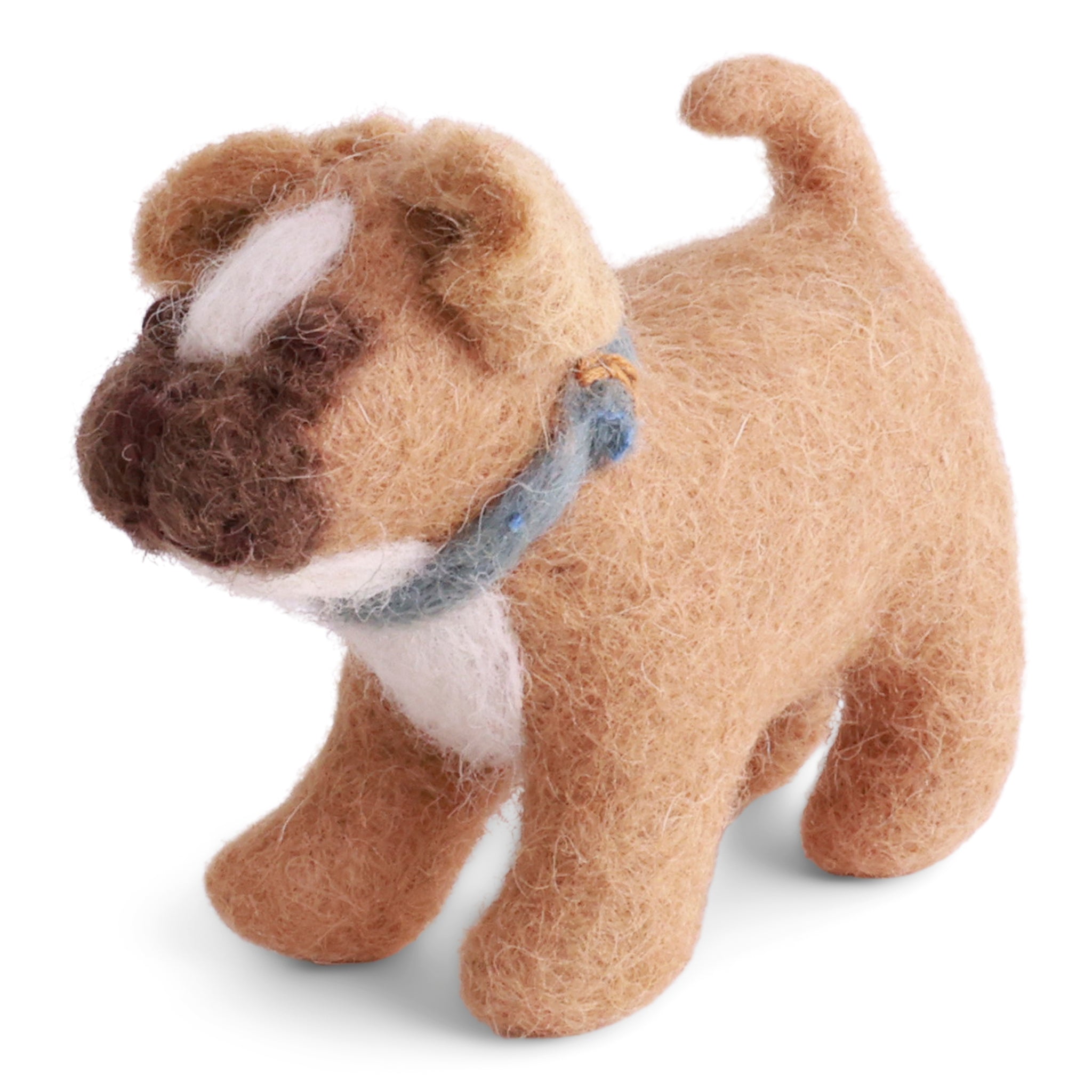 Dog - French Bulldog- Gry & Sif - H:6 L: 8 cm