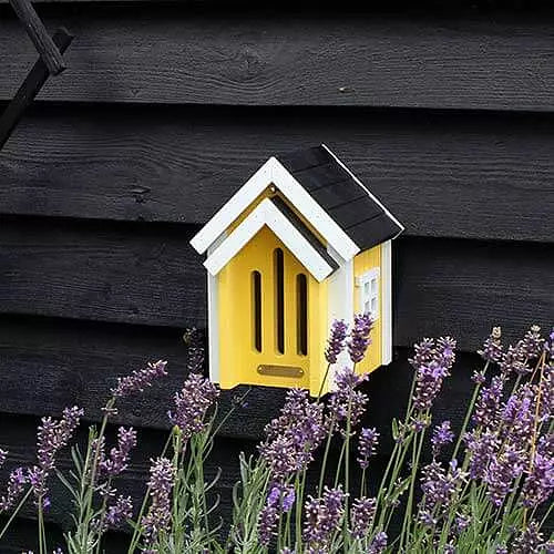 Sommerfuglehus - Gul - Ekskl. Pæl