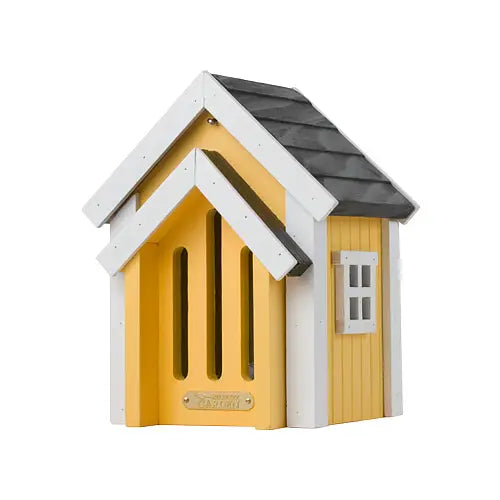 Sommerfuglehus - Gul - Ekskl. Pæl