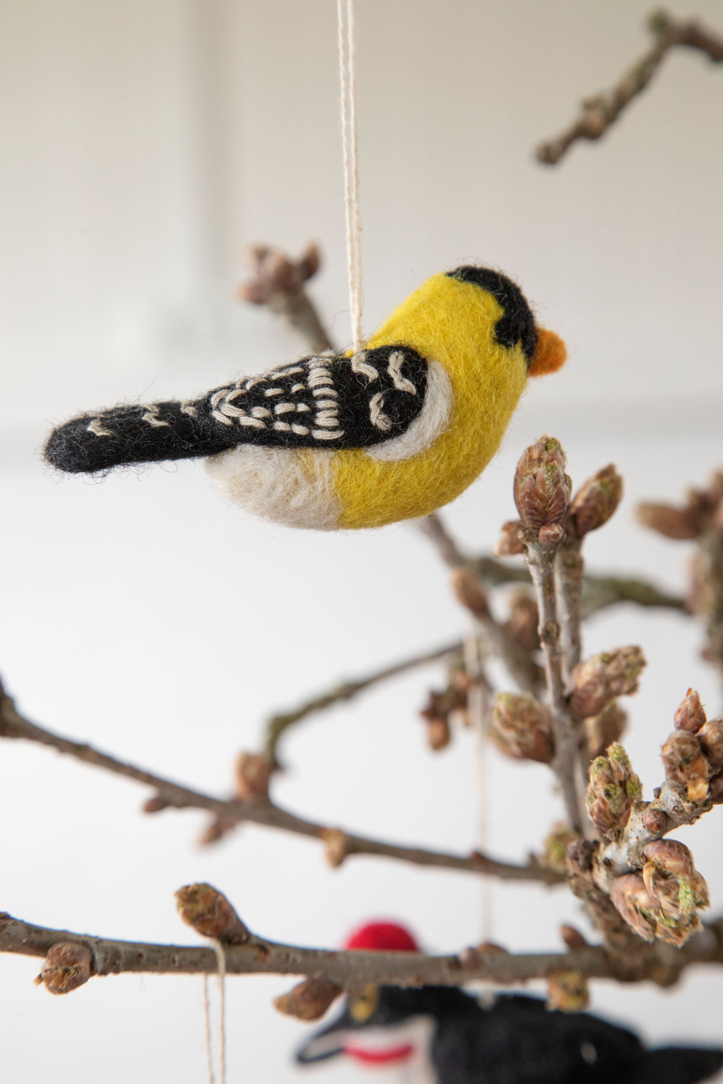 Bird - Gold Finch - Gry & Sif - 4 cm