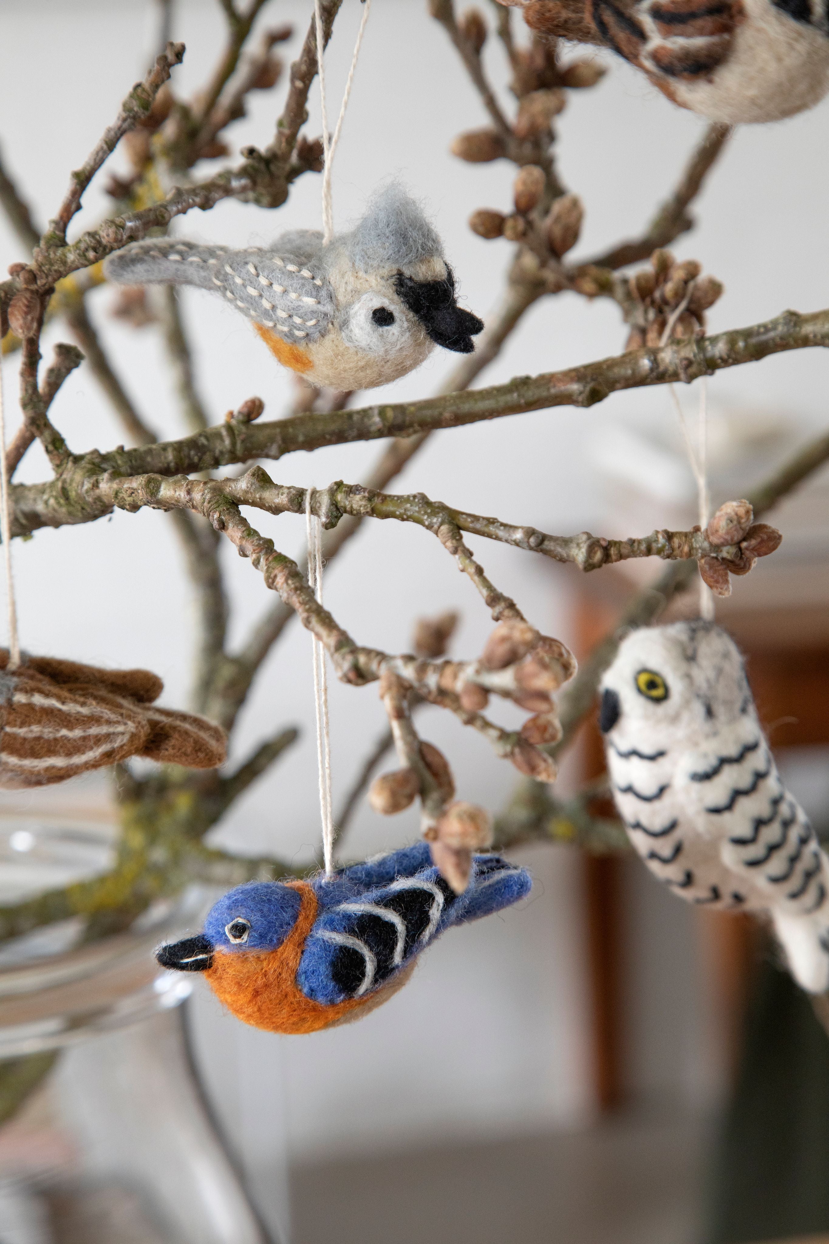 Bird - Eastern Blue - Gry & Sif - L: 8 cm
