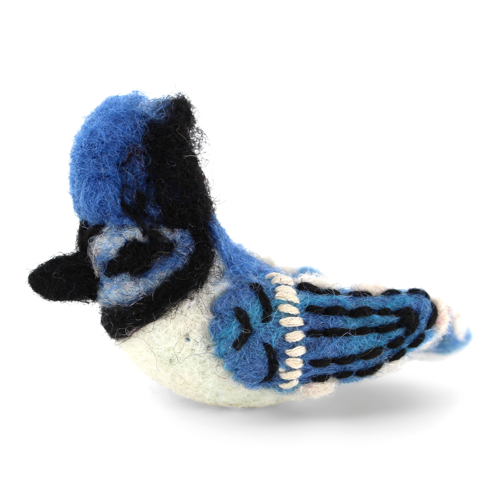 Bird - Blue Jay - Gry & Sif - H:5 L:8 W:3,5 cm