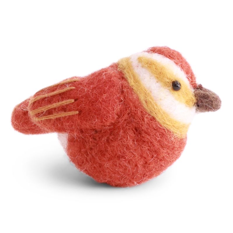 Spinus Bird - Rusty Red - Gry & Sif - H:4 L:6 W:3 cm