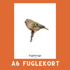 FUGLEKONGE A6 FUGLEKORT - PR. STK.