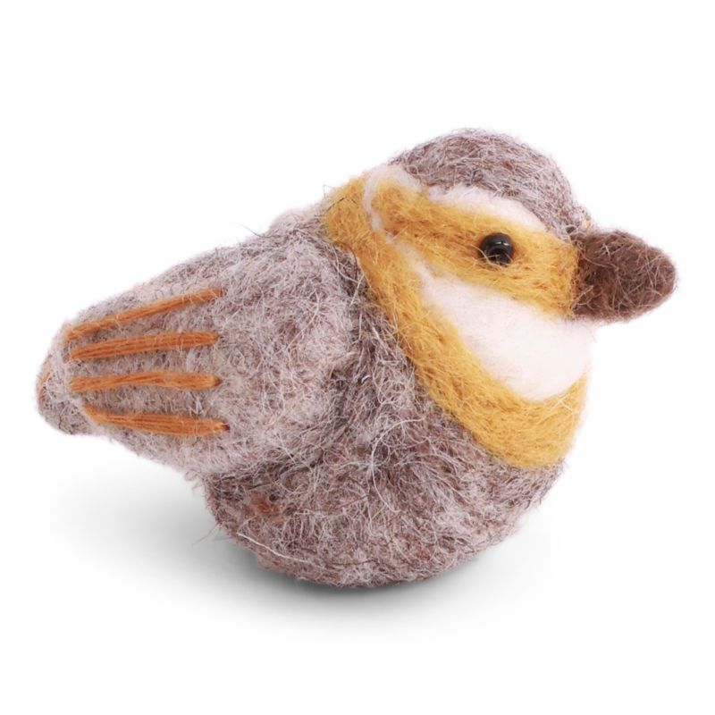 Spinus Bird - Natural Grey - Gry & Sif - 4 cm