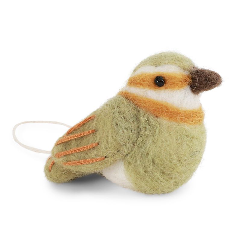 Spinus Bird - Light Green - Gry & Sif - H:4 L:6 cm