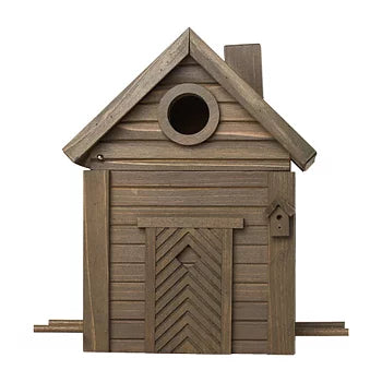 Multi-Fuglekasse/Foderhus - Green Umber - Ekskl. Pæl