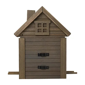 Multi-Fuglekasse/Foderhus - Green Umber - Ekskl. Pæl