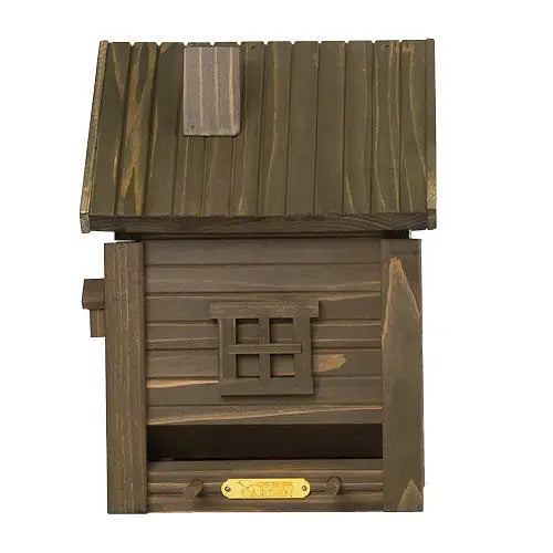 Multi-Fuglekasse/Foderhus - Green Umber - Ekskl. Pæl