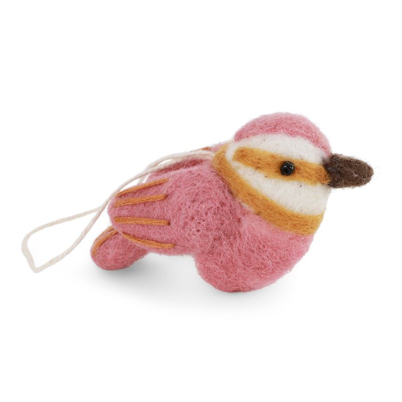 Spinus Bird - Rose - Gry & Sif - H:4 L: 6 W: 3,5 cm