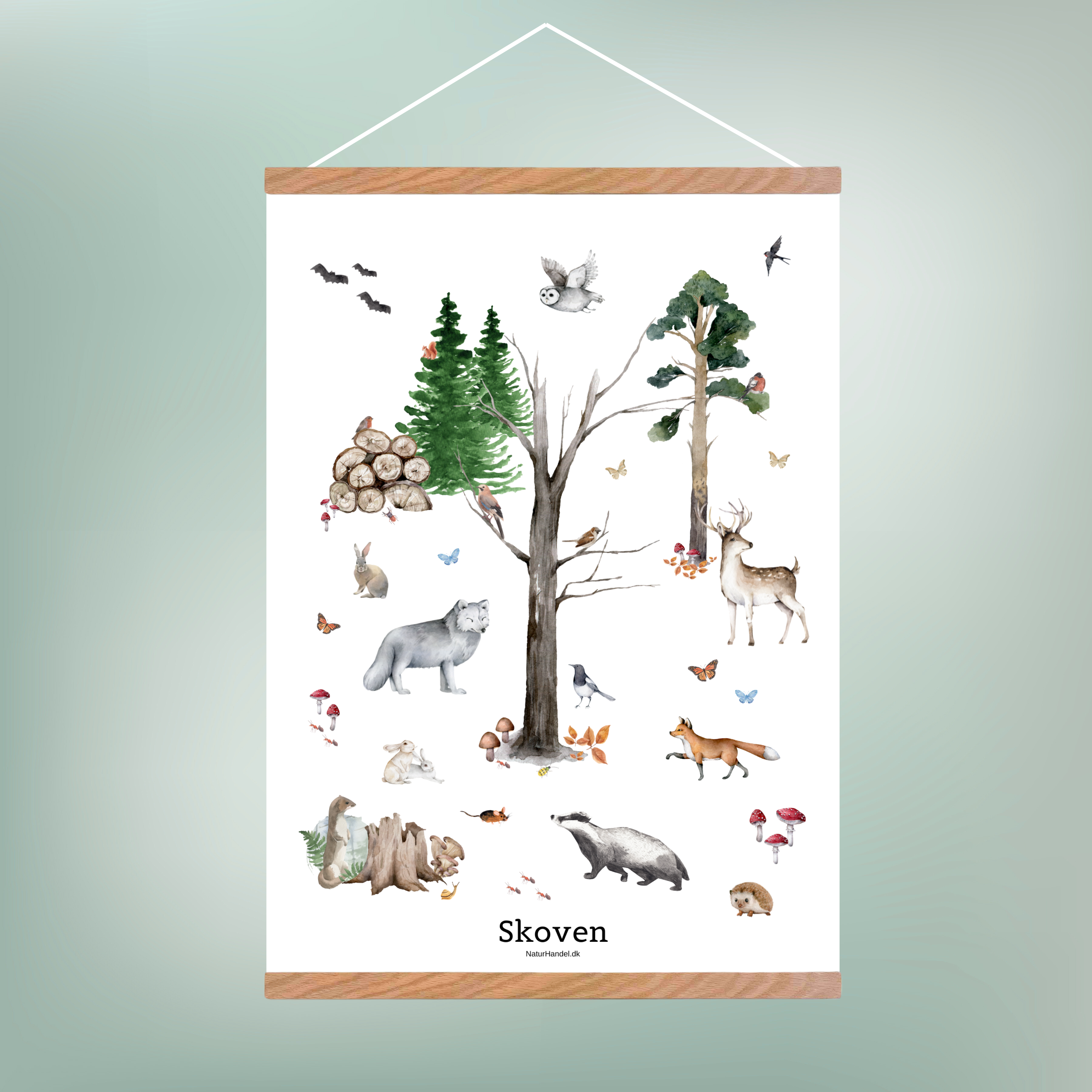 Skoven Plakat - Børneplakat