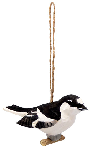 Balkanfluesnapper figur i træ på pind - 10 cm – Trade Winds
