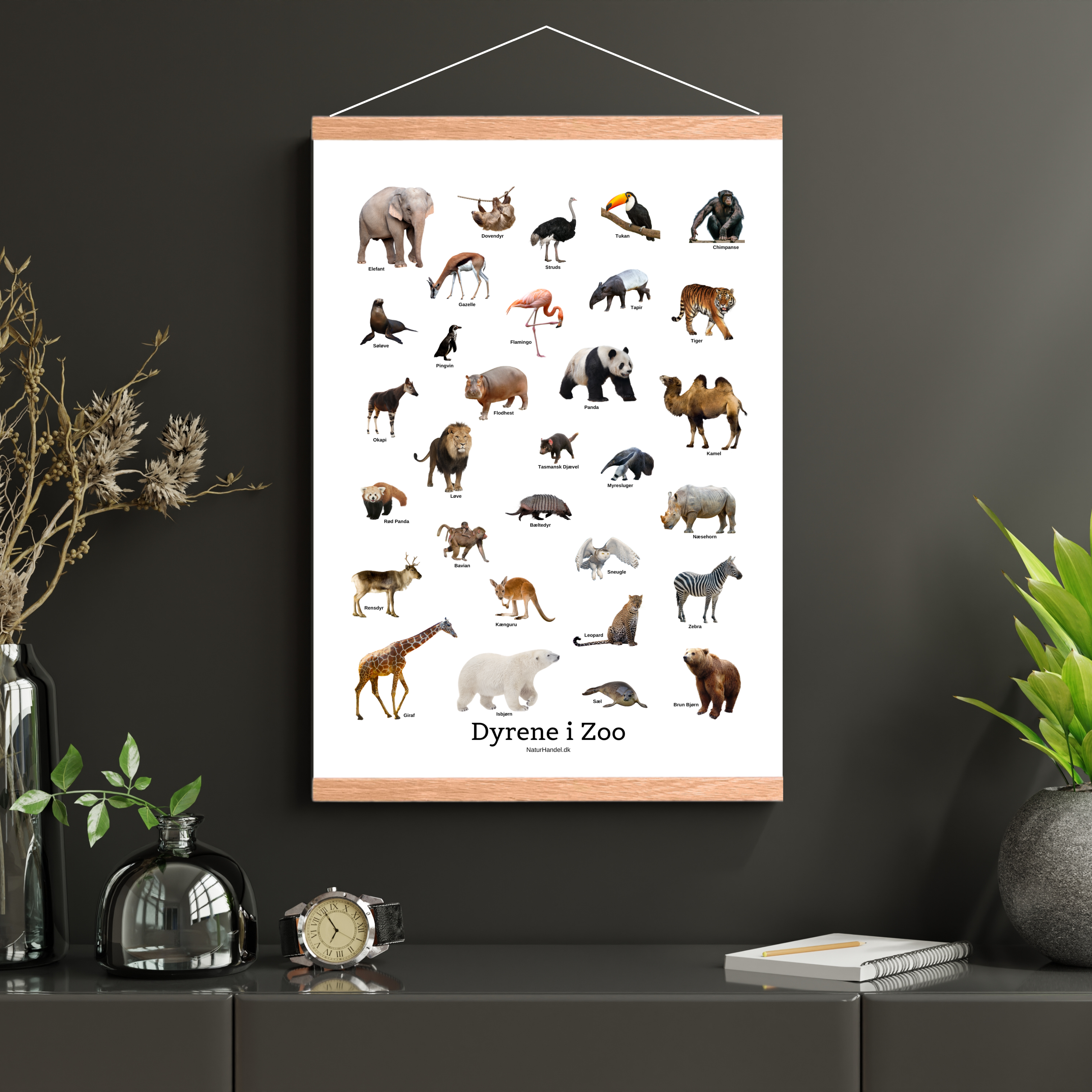 Dyrene I Zoo Plakat