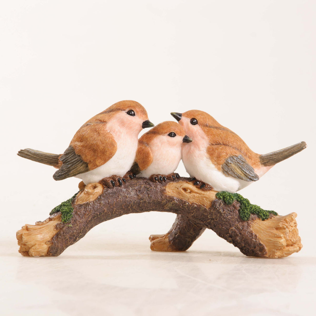 Fuglefamilie på gren – 3 varianter – Farmwood