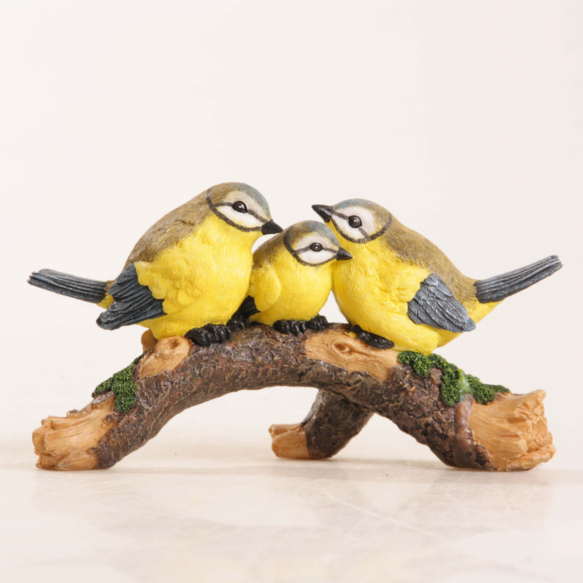 Fuglefamilie på gren – 3 varianter – Farmwood