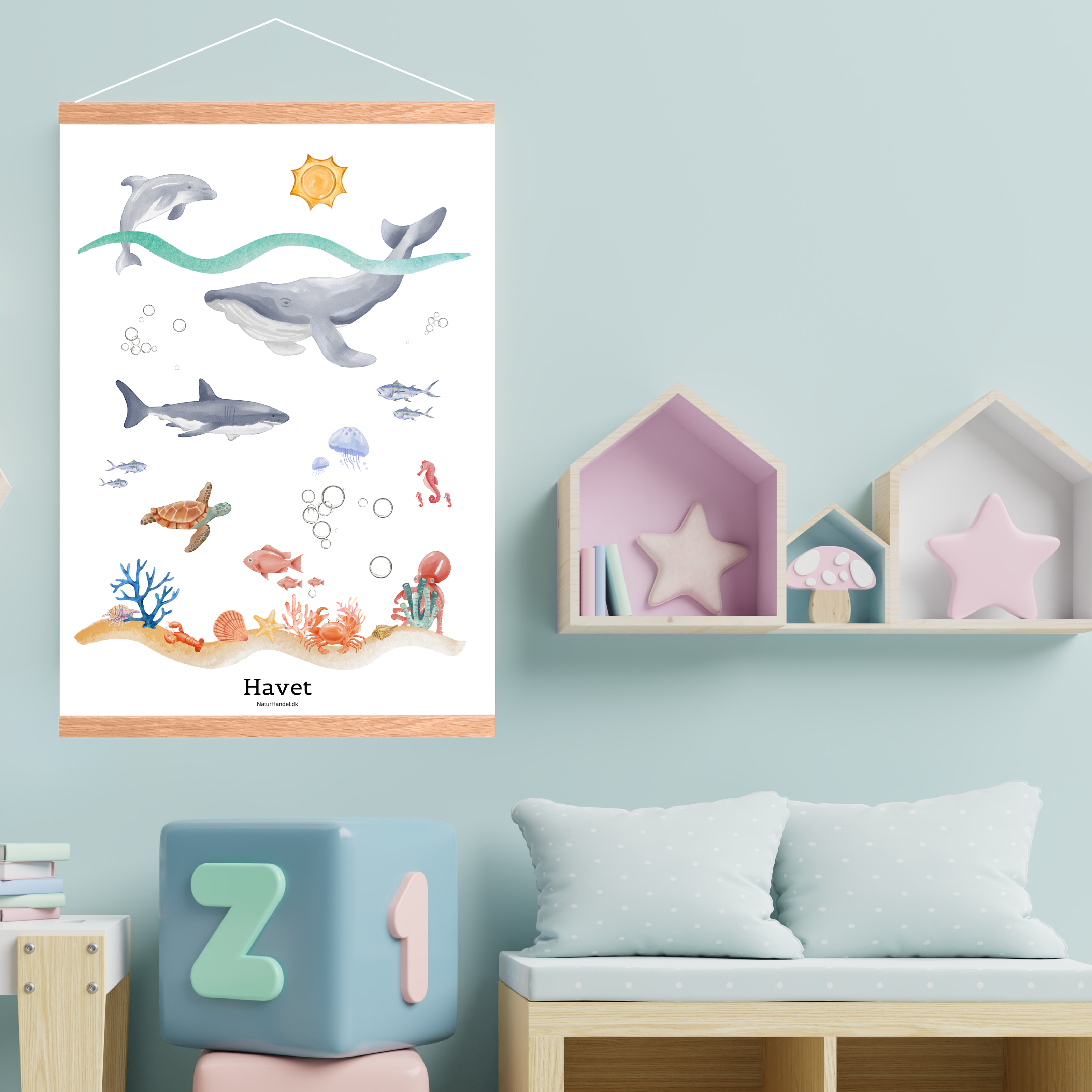 Havet Plakat - Børneplakat