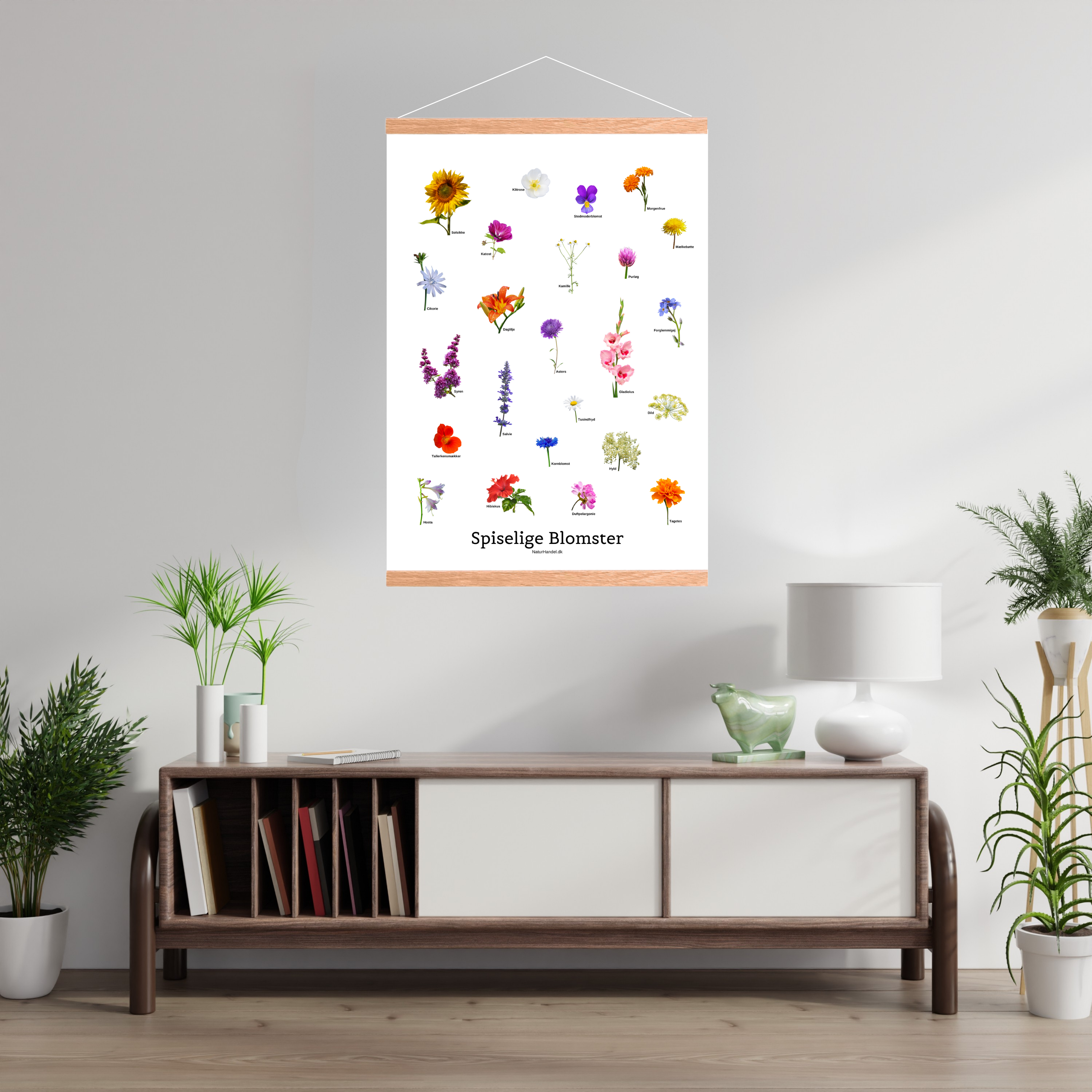 Spiselige Blomster Plakat
