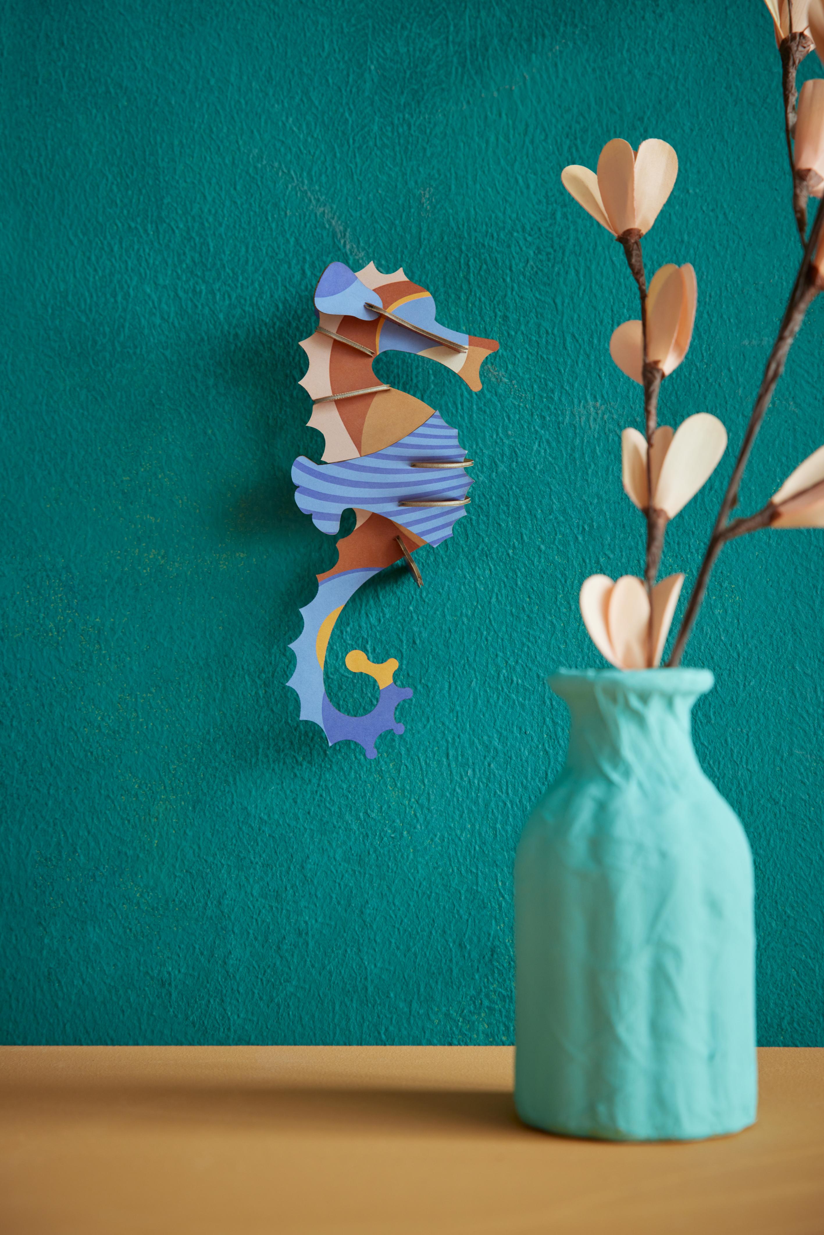 Blue Ringlet Seahorse - Studio ROOF