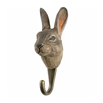 Europæisk hare knage | Håndskåret Knage fra Wildlife Garden