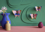 Gold Rim Butterflies sæt m. 3 stk. - Studio ROOF