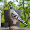 Huldue DecoBird - Håndskåret Træfigur Af Wildlife Garden