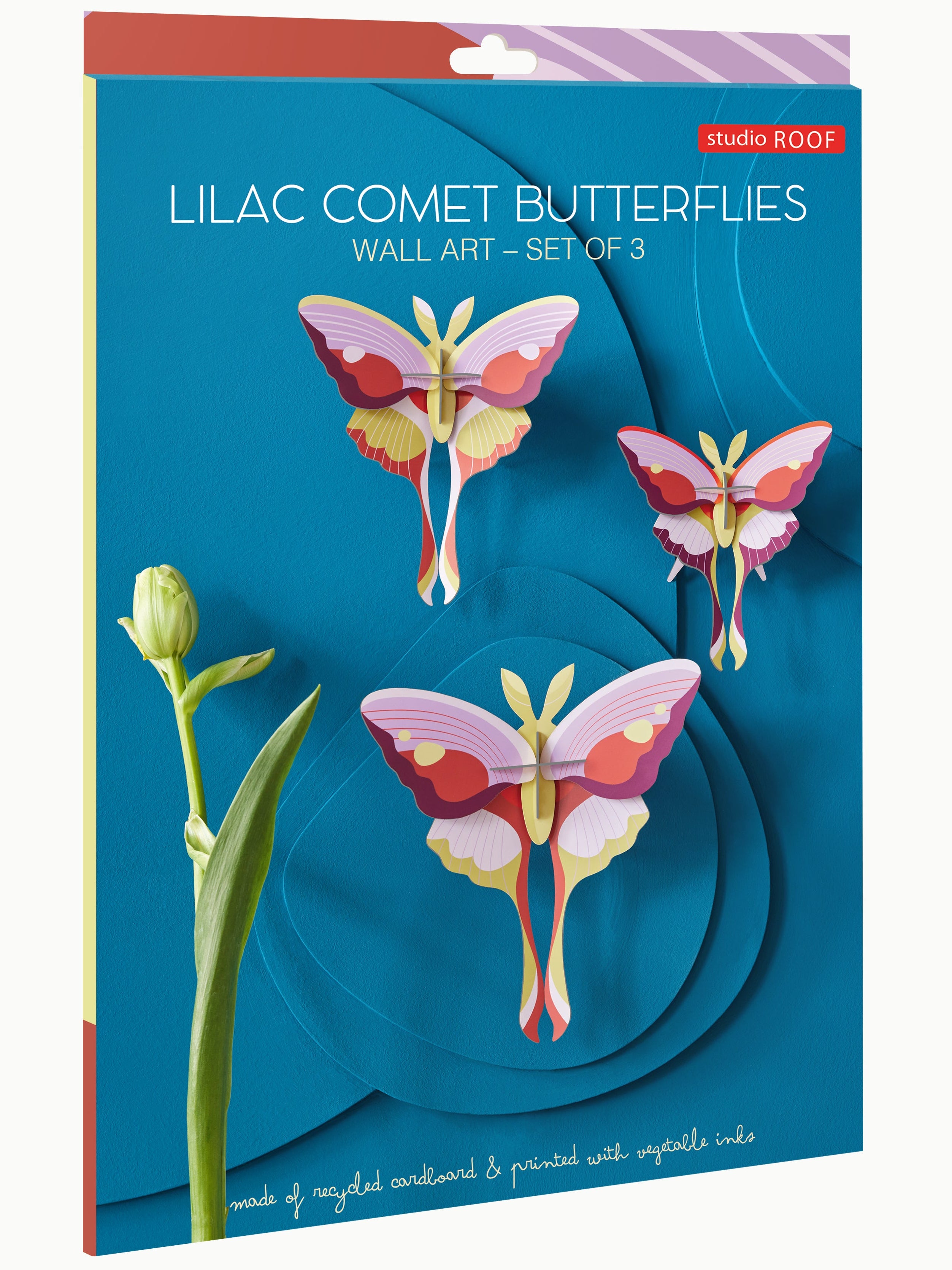 Lilac Comet Butterflies - Sæt m. 3 stk. - Studio ROOF