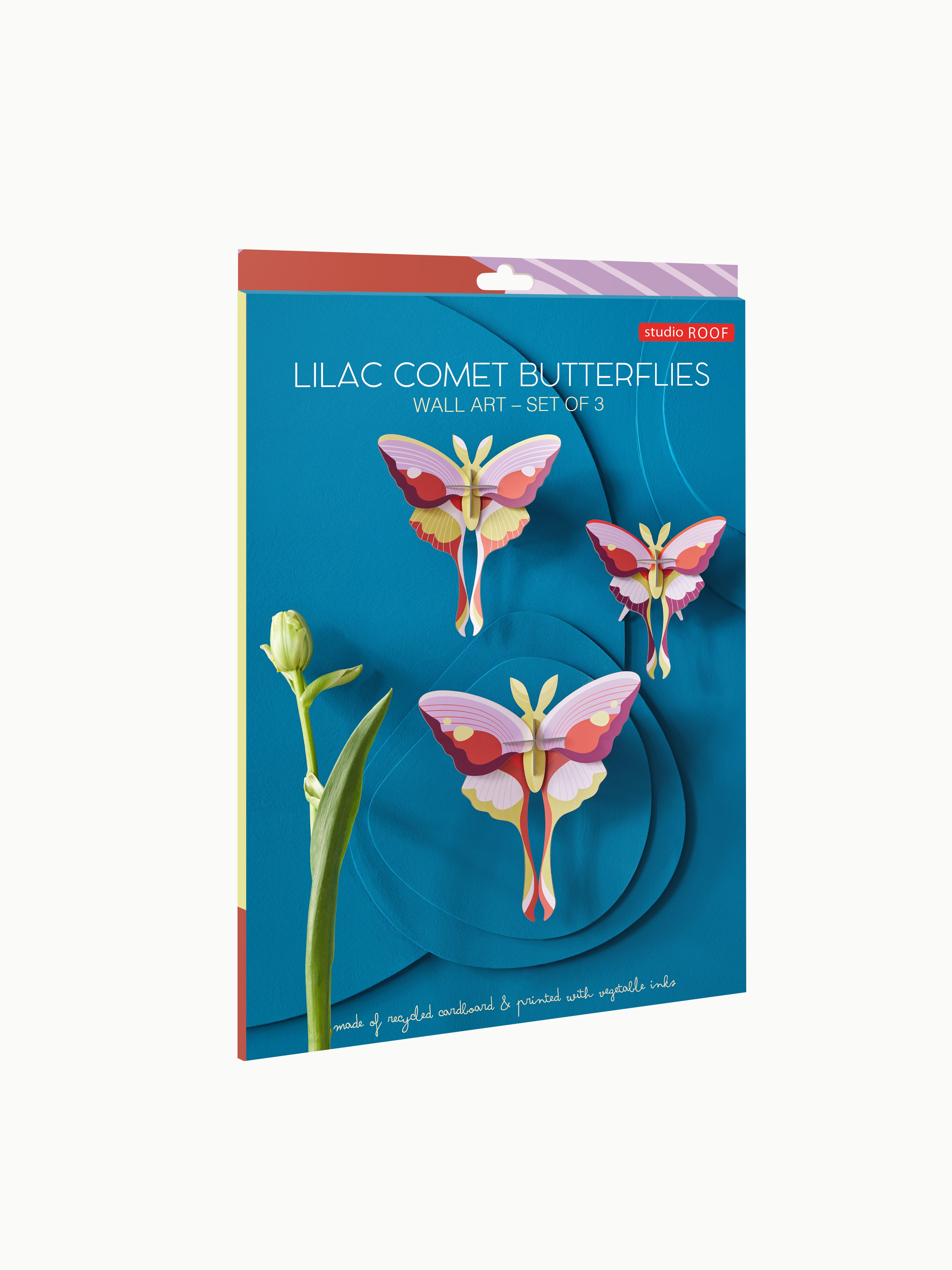 Lilac Comet Butterflies - Sæt m. 3 stk. - Studio ROOF