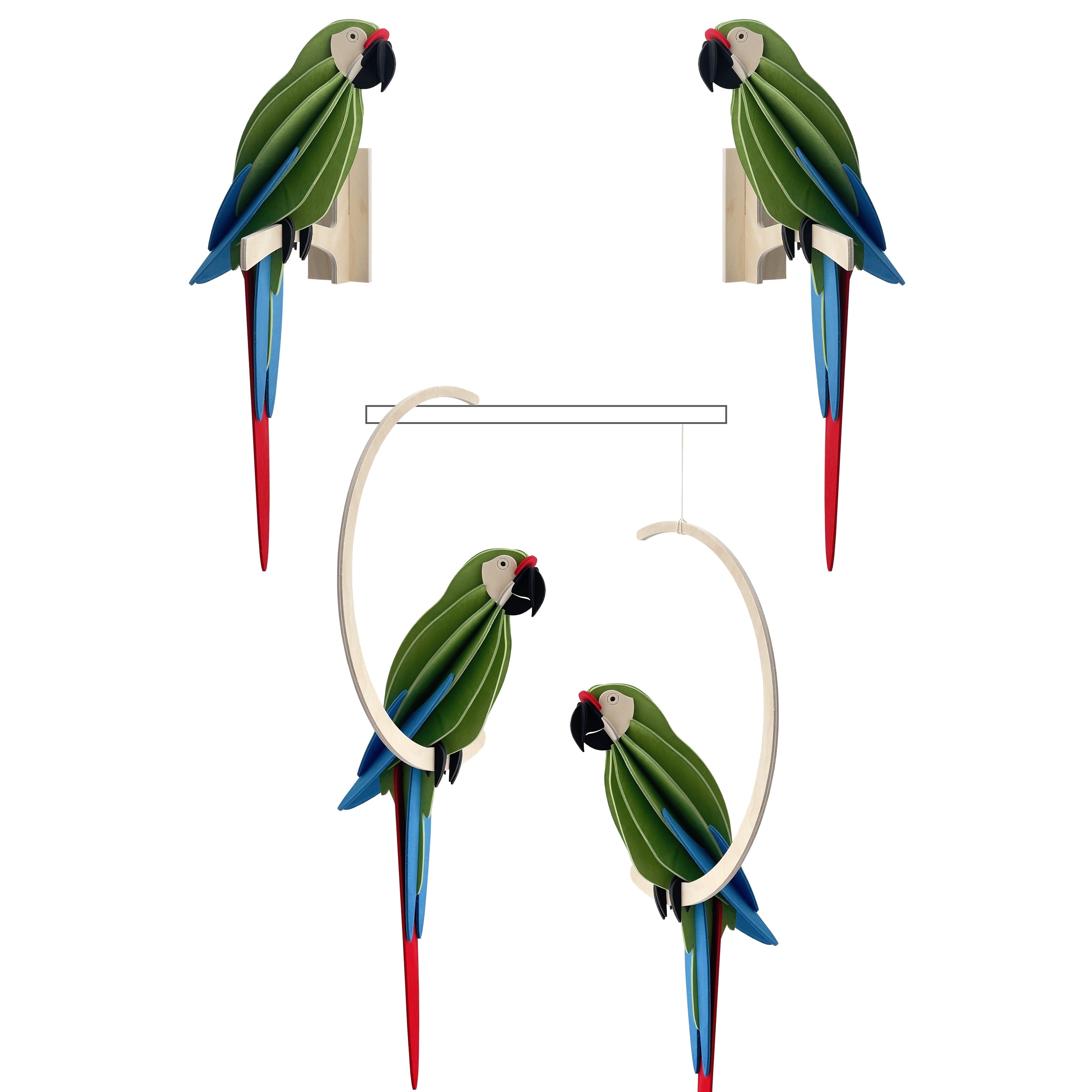 Grøn Papegøje - Great Green Macaw - Lovi