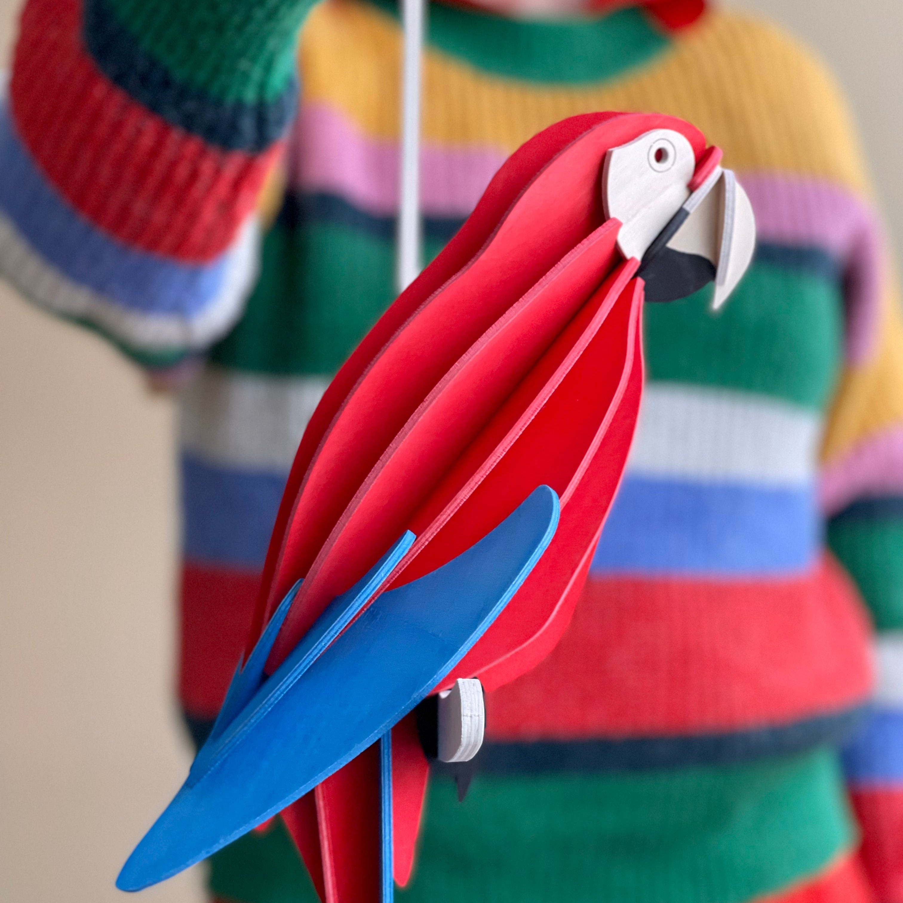 Rød Papegøje - Scarlet Macaw - Lovi