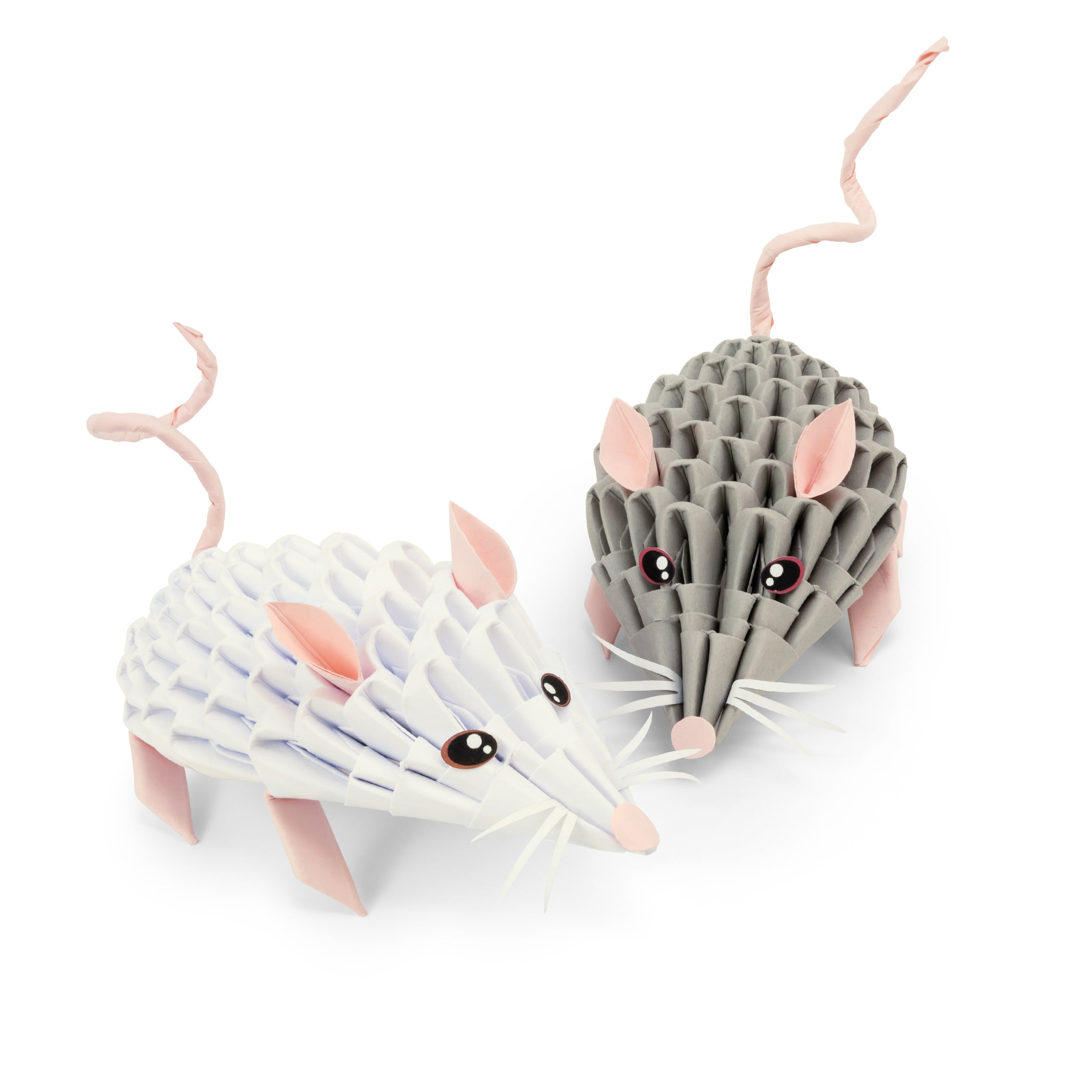 3D Mus - Origami (Byg-selv papirskulptur)