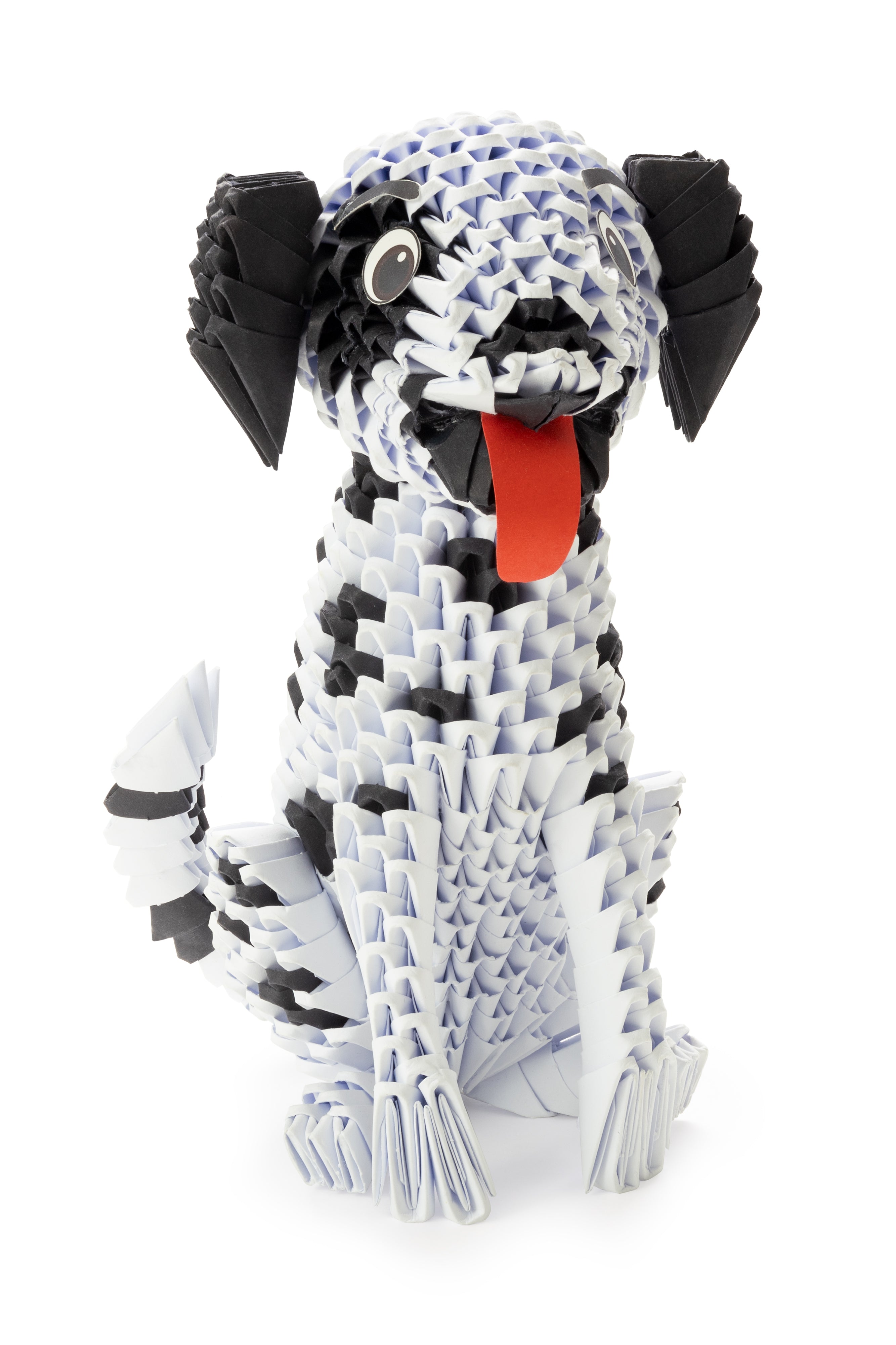 3D Dalmatiner - Origami (Byg-selv papirskulptur - 711 pcs)
