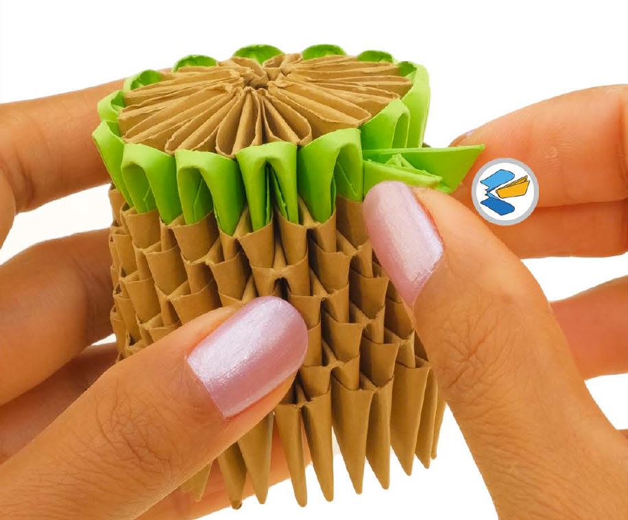 3D Tukan - Origami (Byg-selv papirskulptur - 752 pcs)