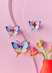 Plum Fringe Butterflies - Sæt m. 3 - Studio ROOF