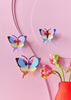 Plum Fringe Butterflies - Sæt m. 3 - Studio ROOF