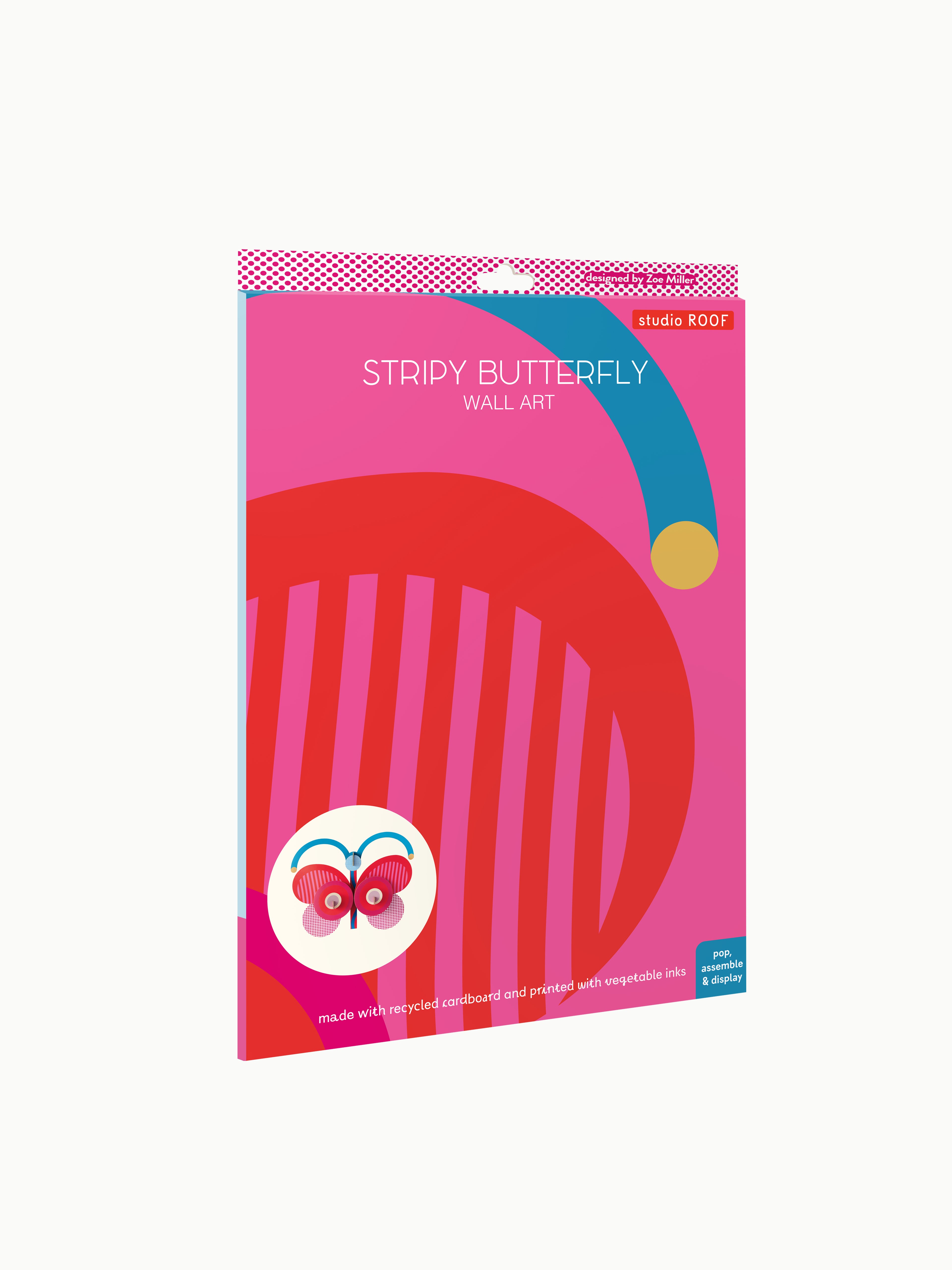 Stripy Butterfly - Studio ROOF