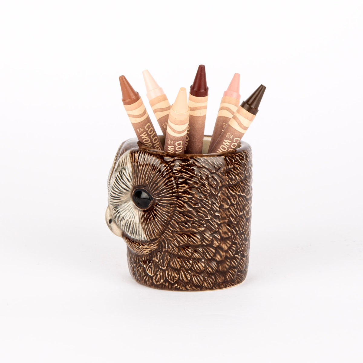 Natugle mini kop – Håndmalet stentøj fra Quail