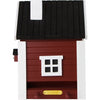 Multi-Fuglekasse/Foderhus - Red Cottage - Ekskl. Pæl