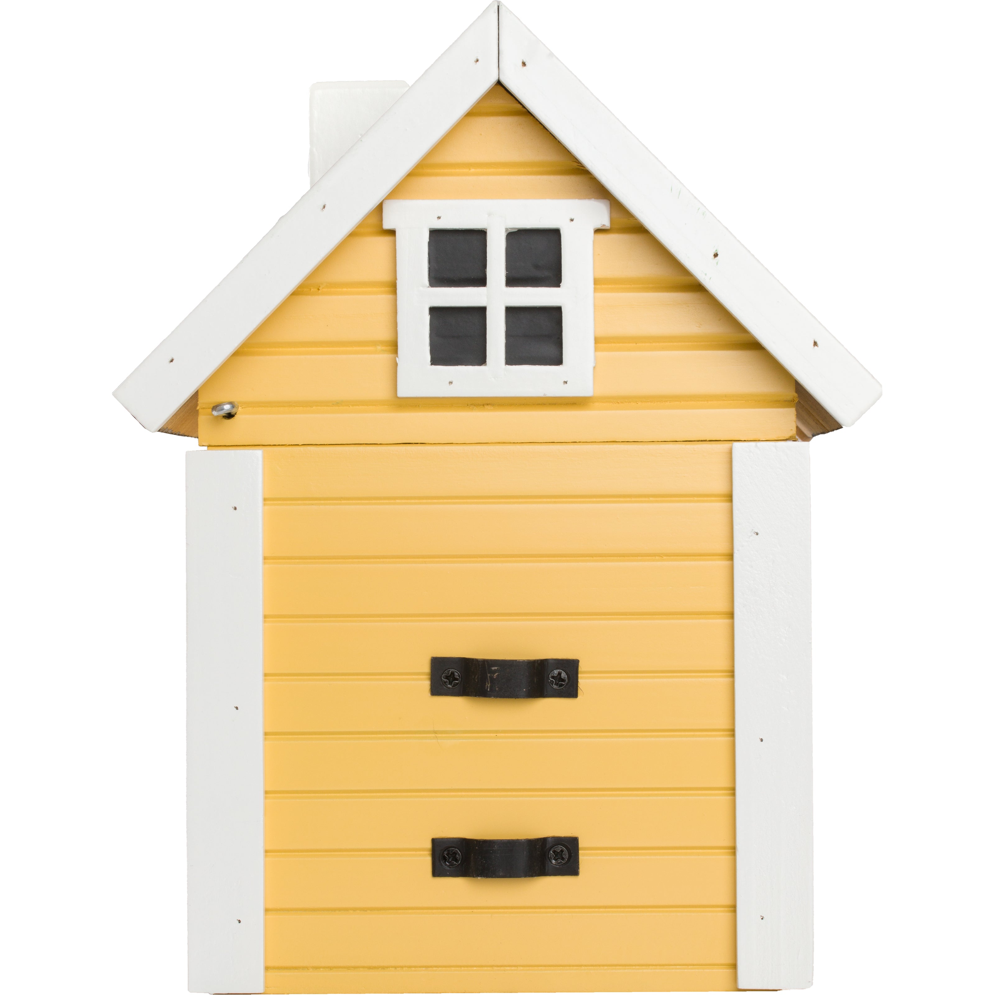 Multi-Fuglekasse/Foderhus - Yellow Cottage - Ekskl. Pæl