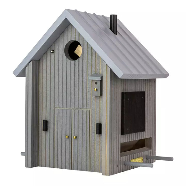 Multi-Fuglekasse/Foderhus - Modern Nordic - Ekskl. Pæl