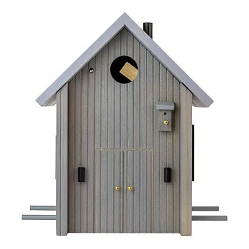 Multi-Fuglekasse/Foderhus - Modern Nordic - Ekskl. Pæl