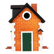 Multi-Fuglekasse/Foderhus - Brick Cottage - Ekskl. Pæl
